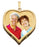 14K Large Heart w/ Bezel Frame Photo Pendant Jewelry-Jewelry-Photograve-Afterlife Essentials