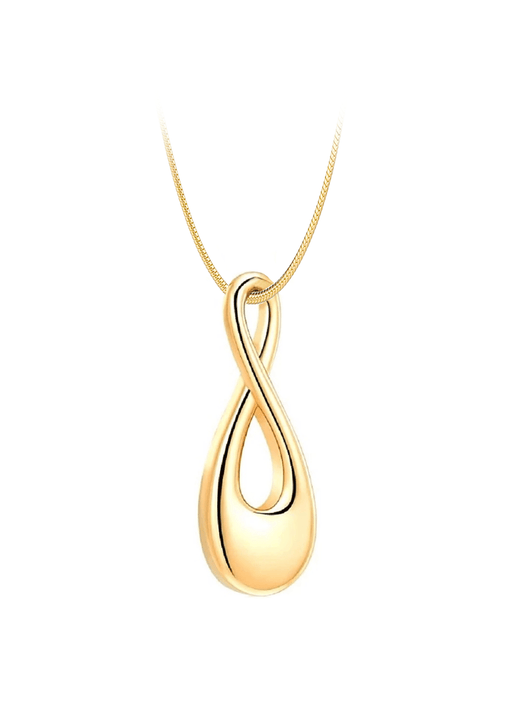 Gold Infinity – Pendant with Chain-Jewelry-Bogati-Afterlife Essentials