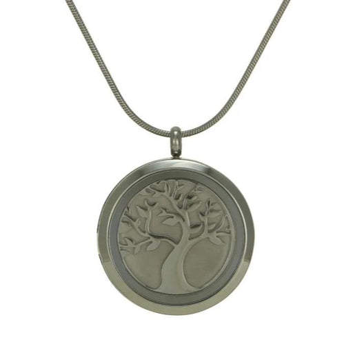 Round Pendant Companion Tree Necklace Cremation Jewelry-Jewelry-Terrybear-Afterlife Essentials