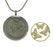 Round Pendant Butterflies Necklace Cremation Jewelry (2 inserts)-Jewelry-Terrybear-Afterlife Essentials