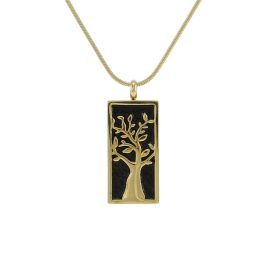 Embossed Tree Necklace Cremation Jewelry-Jewelry-Terrybear-Bronze-Afterlife Essentials