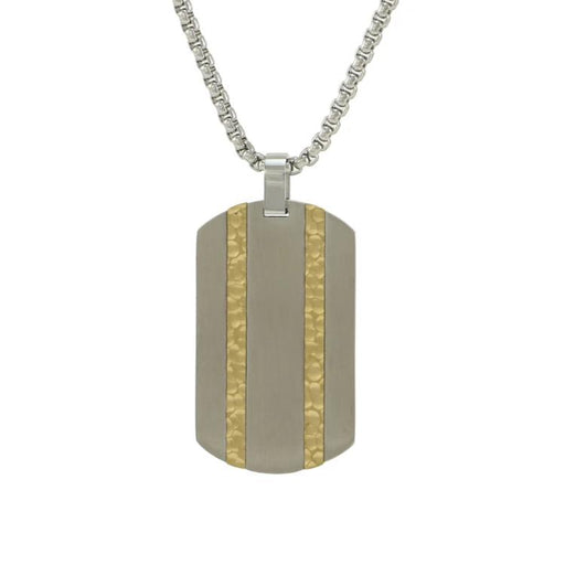 Textured Tag Necklace Memorial Jewelry-Jewelry-Terrybear-Afterlife Essentials