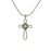 Infinity Cross Necklace Cremation Jewelry-Jewelry-Terrybear-Pewter-Afterlife Essentials
