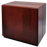 Cherry Finish Over-Sized Wood Urn- Cube 370 cu-Cremation Urns-New Memorials-Afterlife Essentials