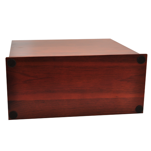 Cherry Finish Slide Top Wood 200 cu in Cremation Urn-Cremation Urns-New Memorials-Afterlife Essentials
