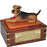 Airedale with Ball Pet Wood Cremation Urn-Cremation Urns-New Memorials-Afterlife Essentials