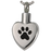Pet Cremation Jewelry Stainless Steel Paw My Heart-Jewelry-New Memorials-Afterlife Essentials