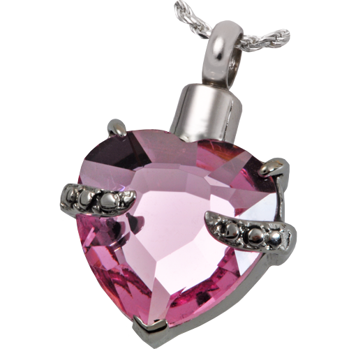 Stainless Steel Loyal Heart Cremation Jewelry-Jewelry-New Memorials-Afterlife Essentials