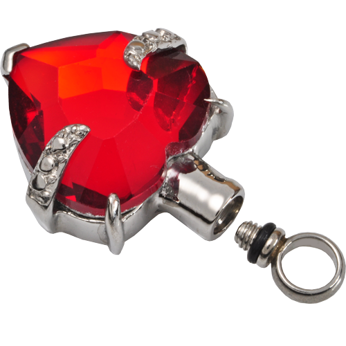 Stainless Steel Majestic Heart Cremation Jewelry-Jewelry-New Memorials-Afterlife Essentials