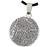 Stainless Steel Round Fingerprint Fingerprint Memorial Jewelry-Jewelry-New Memorials-Full-Coverage-Afterlife Essentials