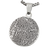 Stainless Steel Round Fingerprint Fingerprint Memorial Jewelry-Jewelry-New Memorials-Afterlife Essentials