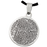 Stainless Steel Round Fingerprint Fingerprint Memorial Jewelry-Jewelry-New Memorials-Rim-Afterlife Essentials