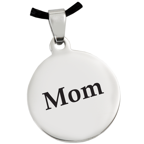 Stainless Steel Round Fingerprint Fingerprint Memorial Jewelry-Jewelry-New Memorials-Afterlife Essentials