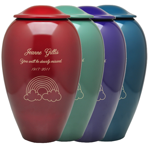 Premium Brass Memorial Adult 200 cu in Cremation Urn-Cremation Urns-New Memorials-Afterlife Essentials