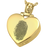 Heart Filigree Bail Fingerprint Pendant Cremation Jewelry-Jewelry-New Memorials-14K Solid Yellow Gold (allow 4-5 weeks)-Natural Fingerprint-Afterlife Essentials