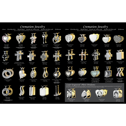 Nmd Memorial Jewelry Selected Urns & Keepsakes Catalog-Jewelry-New Memorials-Afterlife Essentials