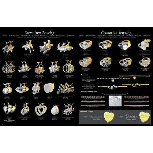 Nmd Memorial Jewelry Selected Urns & Keepsakes Catalog-Jewelry-New Memorials-Afterlife Essentials