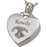 Heart Filigree Bail Actual Noseprint Pet Print Pendant Cremation Jewelry-Jewelry-New Memorials-Afterlife Essentials