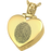 Heart Filigree Bail Fingerprint Pendant Cremation Jewelry-Jewelry-New Memorials-14K Solid Yellow Gold (allow 4-5 weeks)-Oval Outlined Fingerprint-Afterlife Essentials
