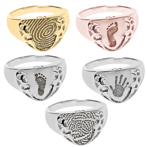 Personalized Shield Ring Cremation Jewelry-Jewelry-New Memorials-Afterlife Essentials