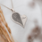 B&B Teardrop Heart 2 Pawprints Pendant Cremation Jewelry-Jewelry-New Memorials-Afterlife Essentials
