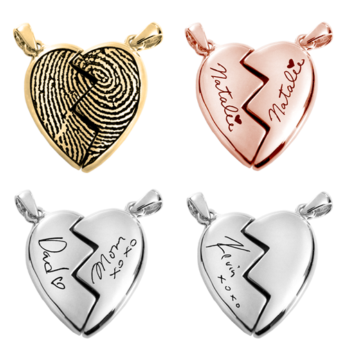 Personalized Companion Heart Pendant-Jewelry-New Memorials-Afterlife Essentials