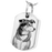 Dog Tag Pet Photo Pendant Cremation Jewelry-Jewelry-New Memorials-Sterling Silver-Chamber (For Ashes)-Free Black Satin Cord-Afterlife Essentials