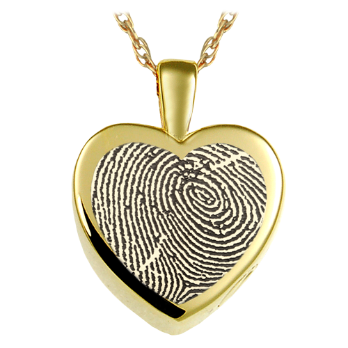 Petite Heart Fingerprint Cremation Jewelry-Jewelry-New Memorials-Afterlife Essentials