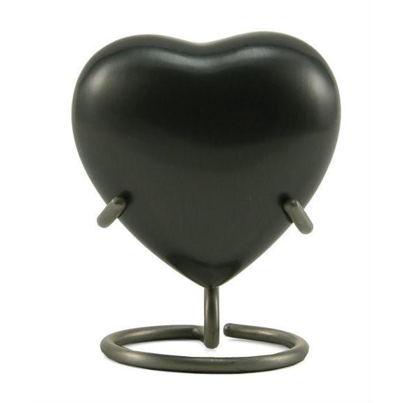 Slate Heart Keepsake with velvet box Cremation Urn-Cremation Urns-Terrybear-Afterlife Essentials