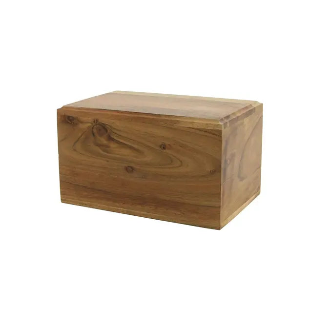 Acacia Box Cremation Urn-Cremation Urns-Terrybear-Small - Case of 8-Afterlife Essentials