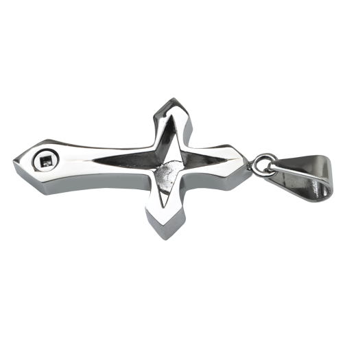 Premium Stainless Steel Cross My Heart Cremation Jewelry-Jewelry-New Memorials-Afterlife Essentials