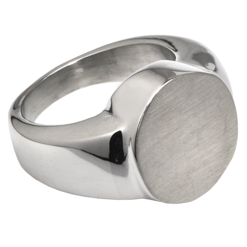 Stainless Steel Round Ring Cremation Jewelry-Jewelry-New Memorials-Afterlife Essentials