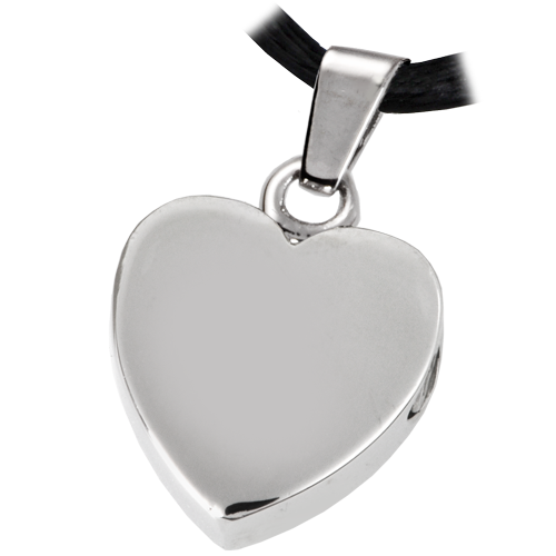 Stainless Steel Remembrance Heart Pendant Cremation Jewelry-Jewelry-New Memorials-Afterlife Essentials