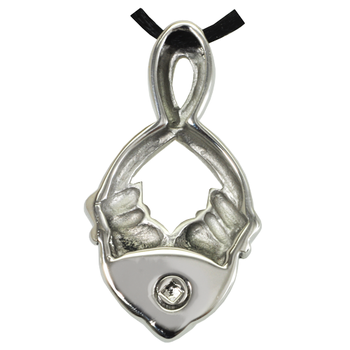 Premium Stainless Steel Claddagh Infinity Cremation Jewelry-Jewelry-New Memorials-Afterlife Essentials