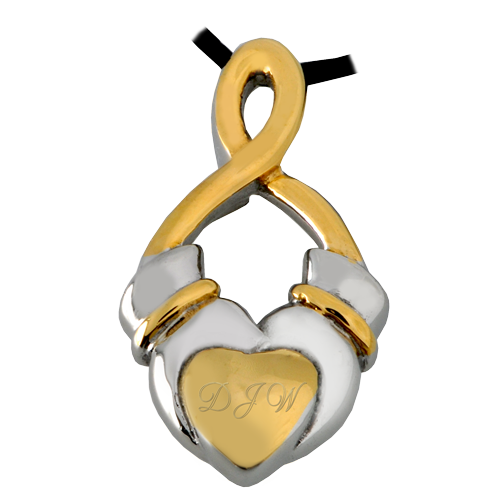 Premium Stainless Steel Claddagh Infinity Cremation Jewelry-Jewelry-New Memorials-Afterlife Essentials