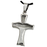 Premium Stainless Steel Claddagh Cross Two - Tone Cremation Jewelry-Jewelry-New Memorials-Afterlife Essentials