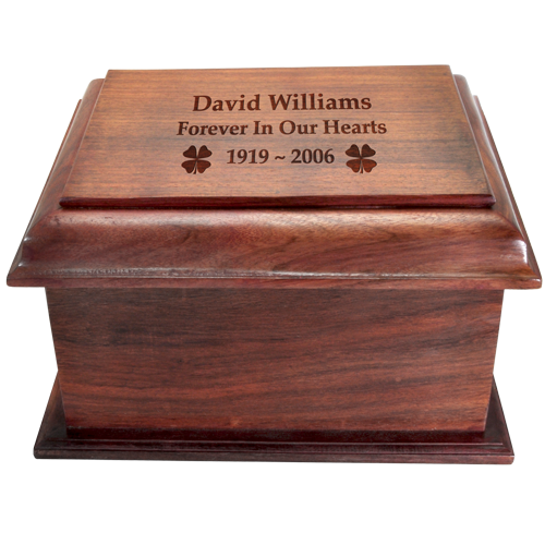 Stately Large Wood 200 cu in Cremation Urn-Cremation Urns-New Memorials-Afterlife Essentials