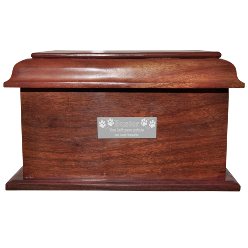 Stately Wood Pet 200 cu in Cremation Urn-Cremation Urns-New Memorials-Afterlife Essentials
