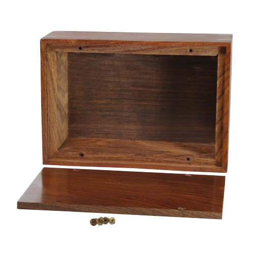 Perfect Simple Wood Box Cat 38 cu in Cremation Urn-Cremation Urns-New Memorials-Afterlife Essentials