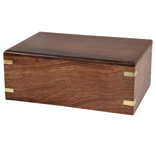 Perfect Simple Wood Box Cat 38 cu in Cremation Urn-Cremation Urns-New Memorials-Afterlife Essentials
