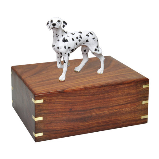 Dalmatian Pet Wood Cremation Urn-Cremation Urns-New Memorials-Afterlife Essentials