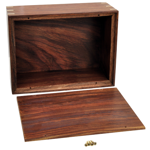 Perfect Simple Wood Box Cat Pet 87 cu in Cremation Urn-Cremation Urns-New Memorials-Afterlife Essentials