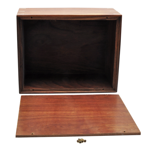 Perfect Simple Wood Box Dog Pet 200 cu in Cremation Urn-Cremation Urns-New Memorials-Afterlife Essentials