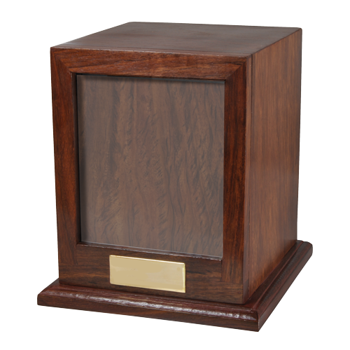 Elegant Photo Wood 50 cu in Cremation Urn-Cremation Urns-New Memorials-Afterlife Essentials