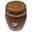Pawprint Wood Barrel Pet 73 cu in Cremation Urn-Cremation Urns-New Memorials-Afterlife Essentials