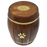 Pawprint Wood Barrel Pet 73 cu in Cremation Urn-Cremation Urns-New Memorials-Afterlife Essentials
