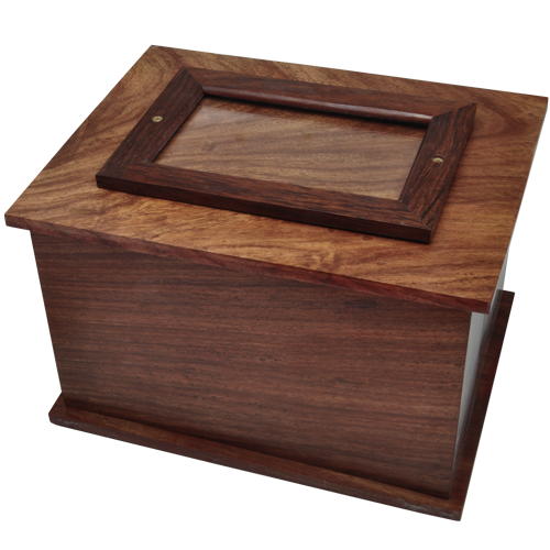 Photo Wood Urn 200 cu-Cremation Urns-New Memorials-Afterlife Essentials
