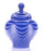 24% Lead Cobalt Blue Crystal “Majestic Angel” Small 60 cu in Cremation Urn-Cremation Urns-Bogati-Afterlife Essentials