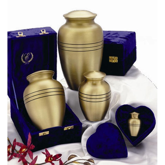 507/7" Classic Solid Brass Cremation Urn-Cremation Urns-Urns of Distinction-Afterlife Essentials