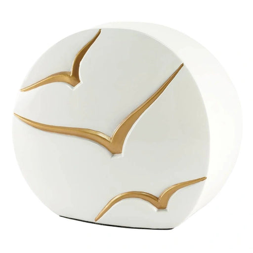 Windham Going Home Glossy White Cremation Urn-Cremation Urns-Terrybear-Afterlife Essentials